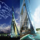 Illustration for article titled If These Proposed Skyscrapers Are Ever Built, Cities Will Be Insane